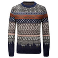 Contrasting Color Sweater Men's Slim Pullover Sweater