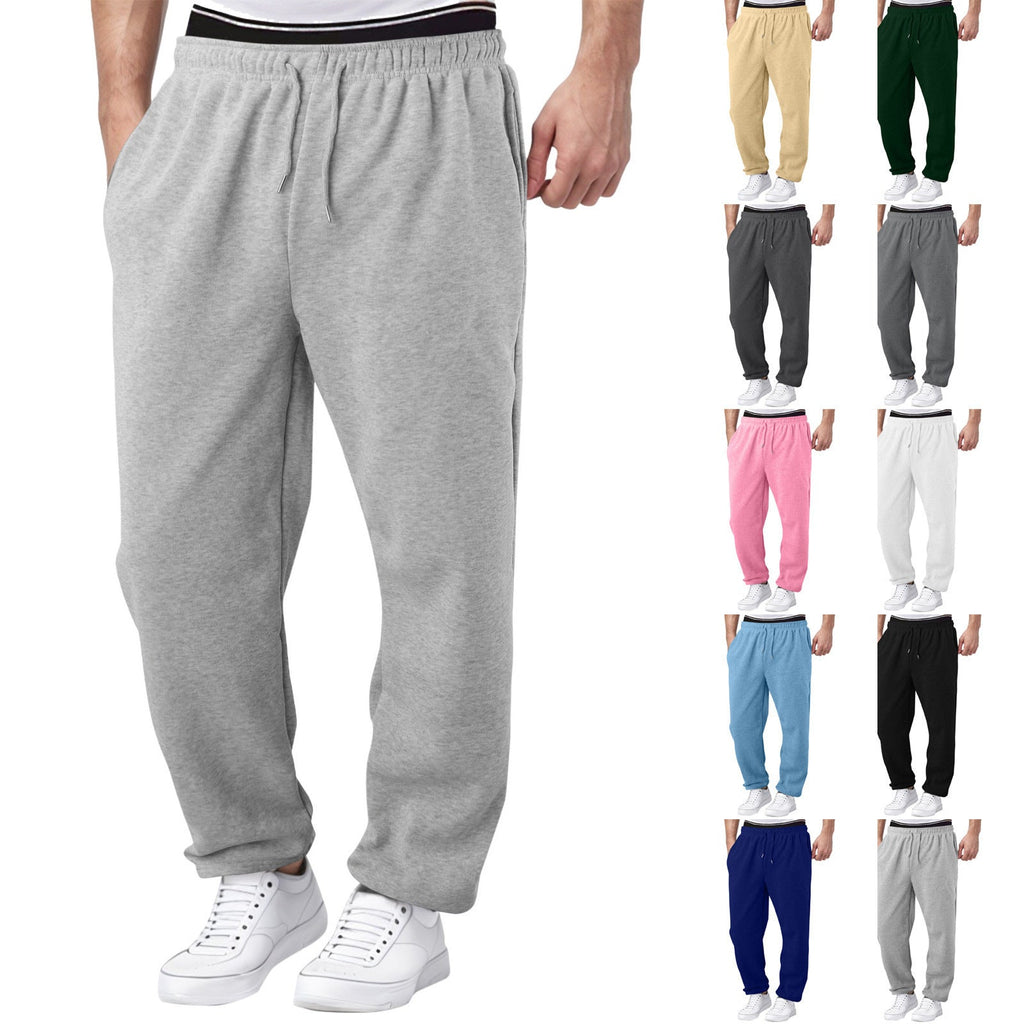 Men's FallWinter Straight Loose Casual Sweatpants