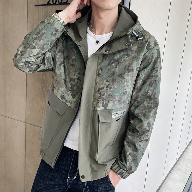 Windbreaker jacket men's spring and autumn jacket