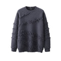 Design Sense Niche Vintage Tassel Sweater Men's And Women's Autumn And Winter Loose Lazy Chic Soft Glutinous Chic Sweater