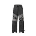 Men's New Clothes Real Shot American Street Fashion High Street Personality Denim Trousers