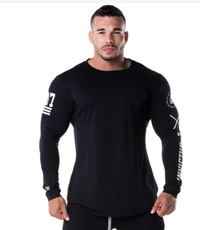 Fitness training long-sleeved bottoming shirt tops breathable elastic moisture wicking quick-drying tight-fitting quick-drying sports and leisure