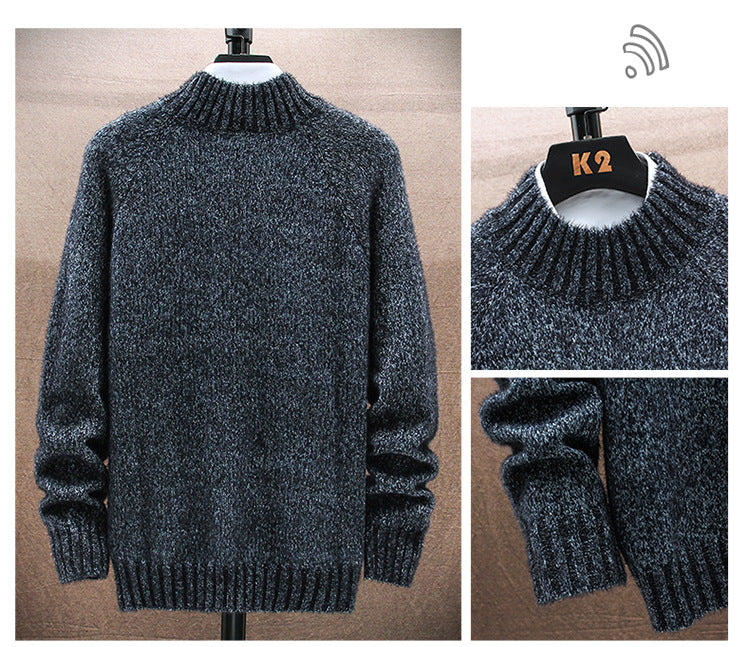 Knitted Sweater Tops And Bottoming Shirts
