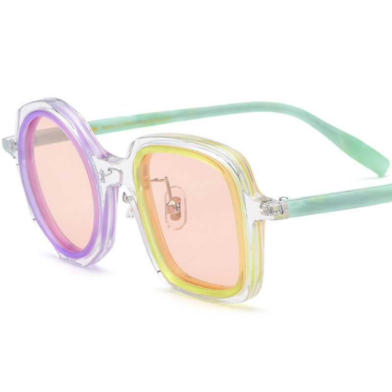 Casual Fashion Women's Board Irregular Sunglasses