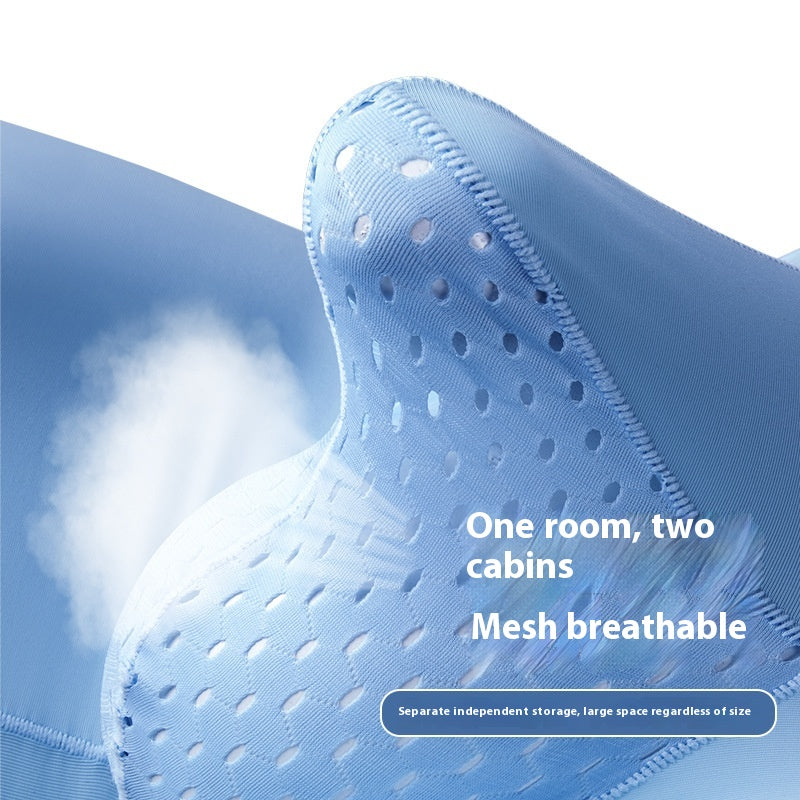 Ice Silk Separation Mesh Quick-drying Breathable Trunk Underpants Bullet Separation Boxers