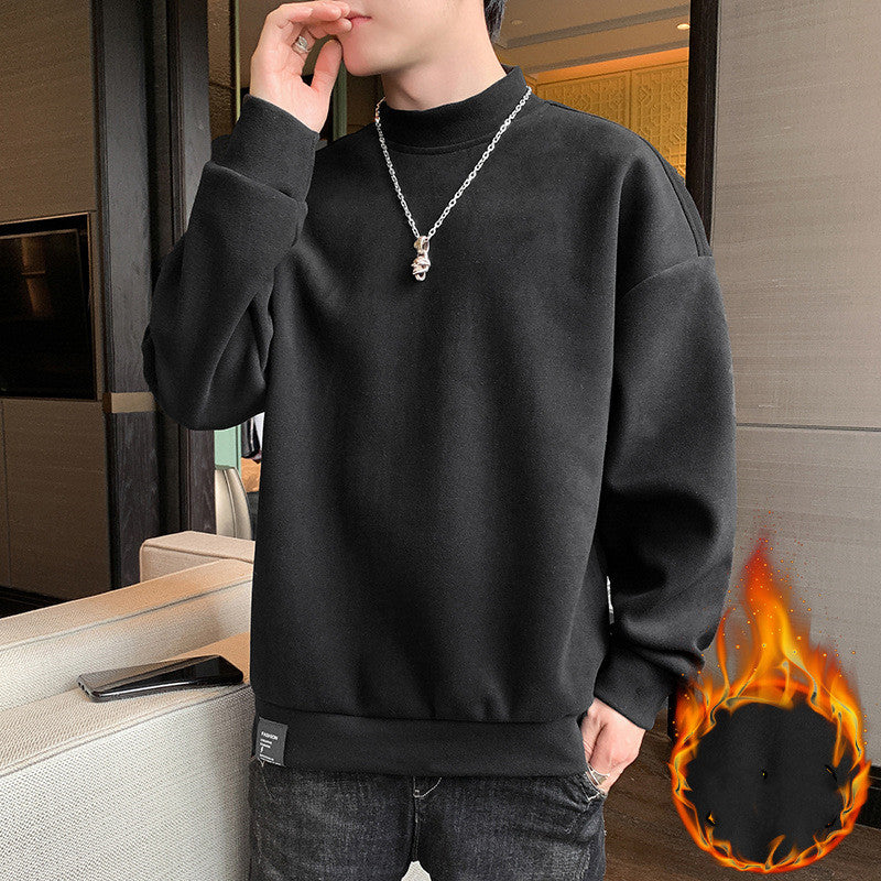 Double-sided Velvet Loose Trend Round Neck sweatshirt