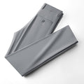 Summer Men's Suit Pants Ice Silk Thin Straight Loose