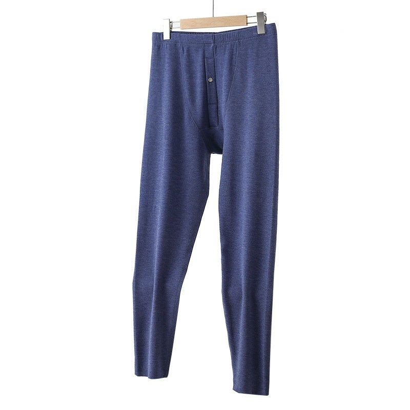 Cashmere Men's Warm Pants Single Piece With Velvet