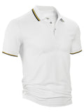 Summer Loose Lapels Short Sleeve Men
