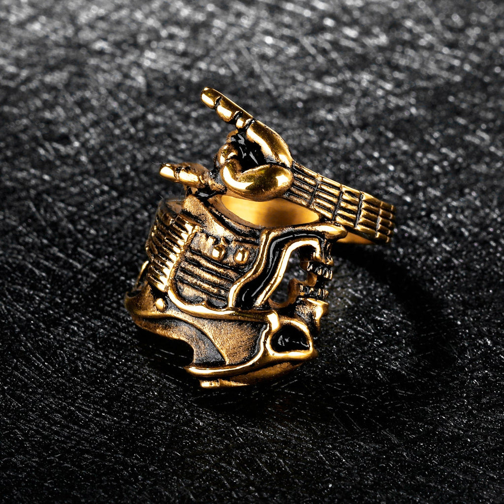 guitar victory gesture instrument single ring