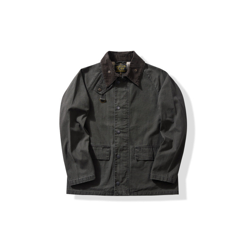 Men's Fashion Work Clothes Mid-length Fishing Jacket