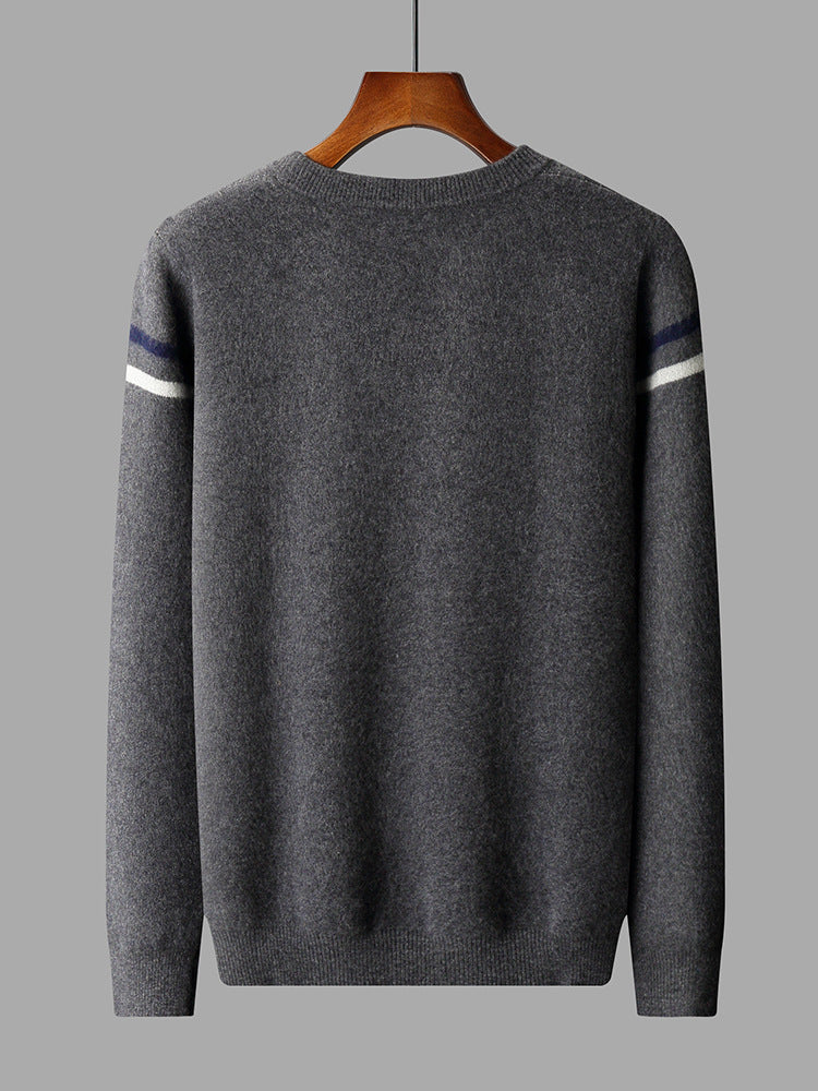 Fashion Men's Warm Leisure Woolen Sweater