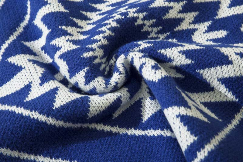 Street Tide Original Design Geometric Totem Sweater For Men