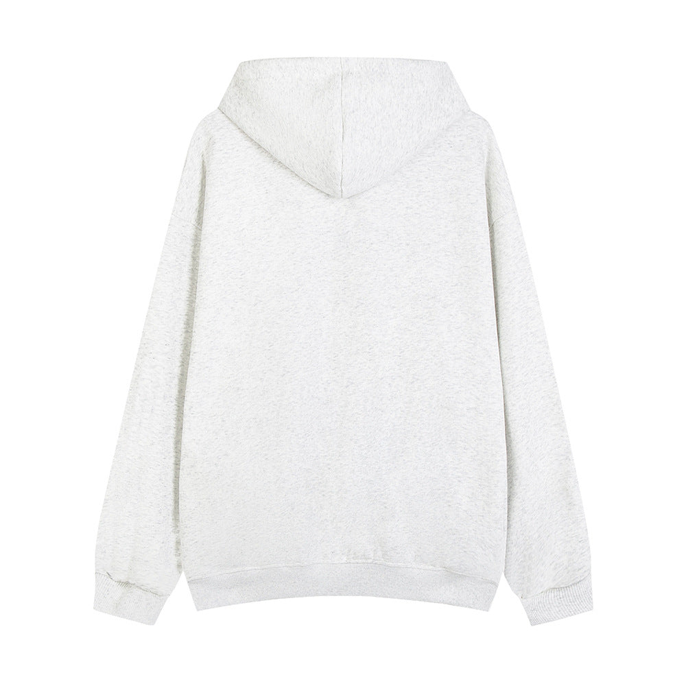 Men's European And American High Street Fashionable Spring And Autumn Loose Casual Hooded Pullover