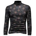 Men's Cashmere Half High Neck Pullover Bottoming Shirt