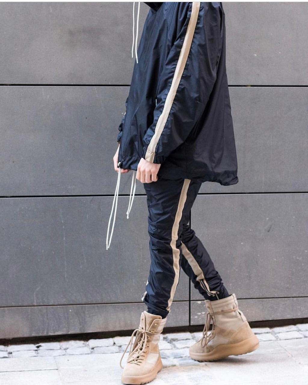 Hooded trench coat