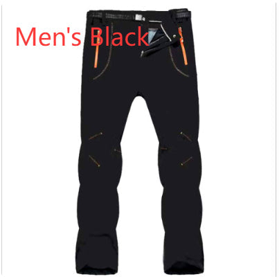 Warm And Breathable Fleece Padded Hiking Pants