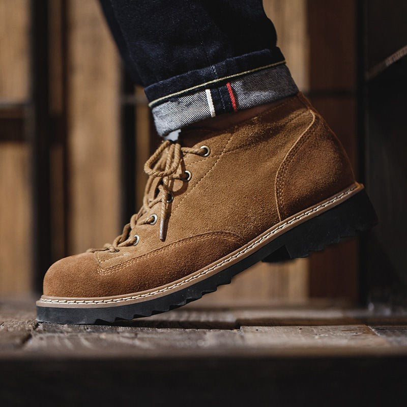 British Style Low-top Shoes All-match Casual Short Boots