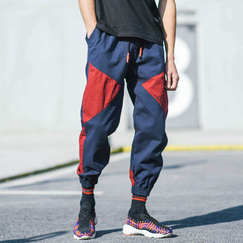 Contrast Harem Pants