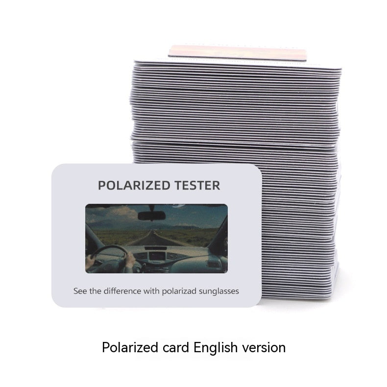 Polarized Test Card Sunglasses Accessories