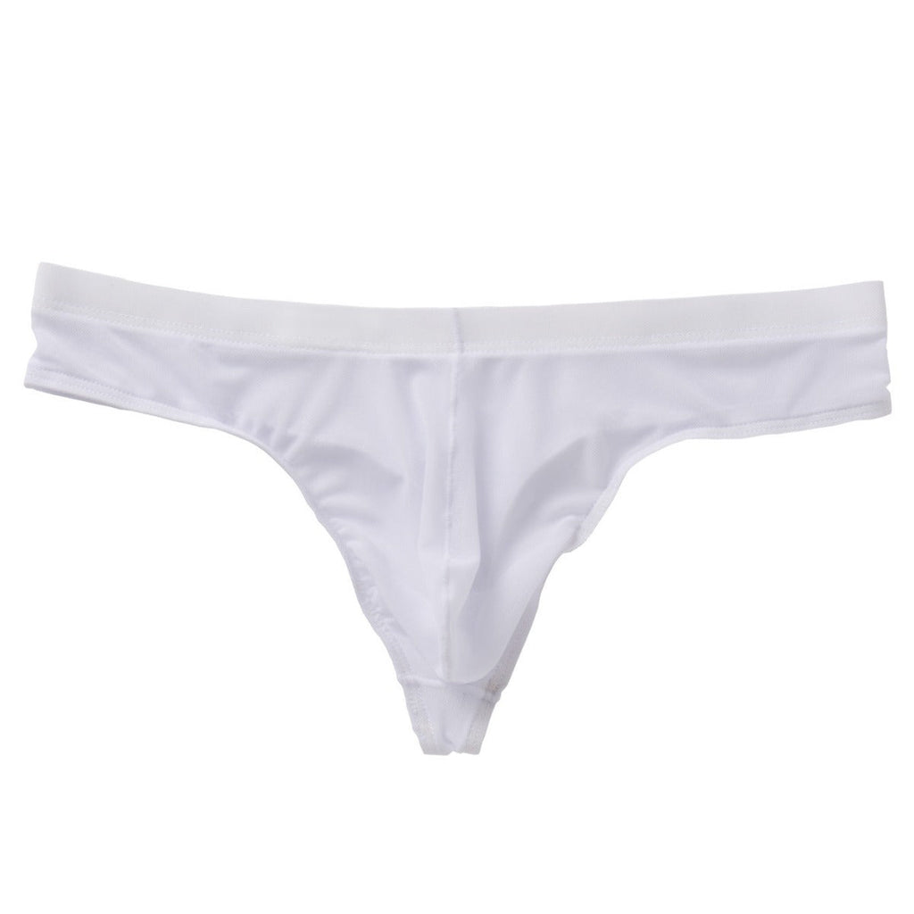 Transparent Mesh Full Transparent Ice Silk Triangle T-back Low Waisted Shorts Pants