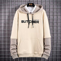 Sweater casual loose fake two piece long sleeve T-shirt hooded men's wear