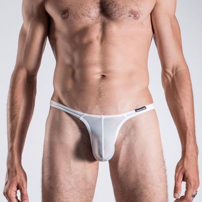 Ice Silk Men's Invisible Transparent Thong
