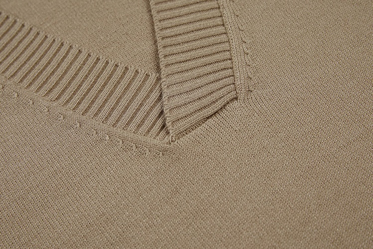 Personalized V-neck Sweater Vest And Loose Waistcoat