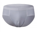 Men's Underwear Low Waist Briefs Ice Silk Transparent Shorts