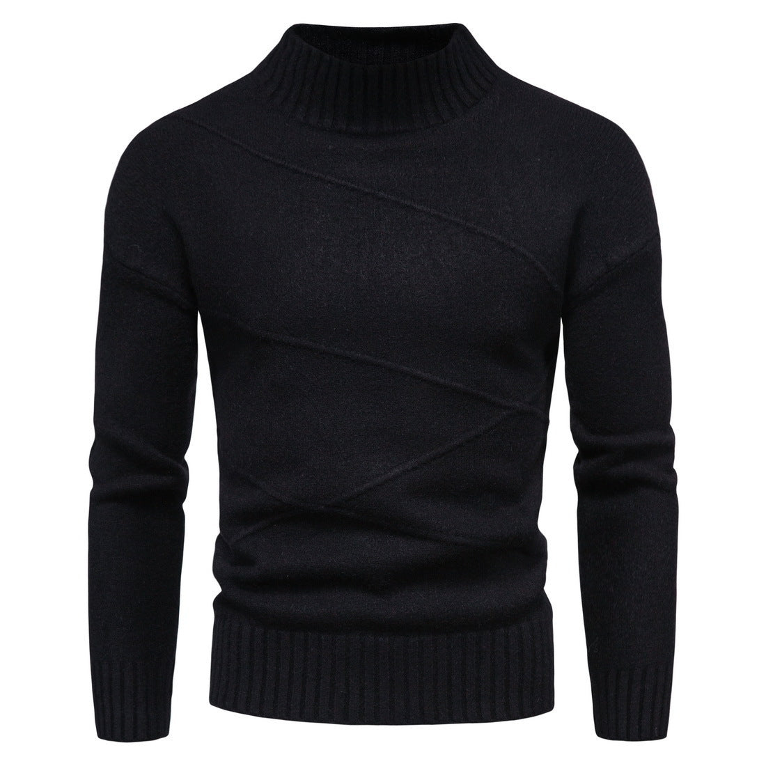Autumn And Winter New Solid Color Pullover Men's Sweater