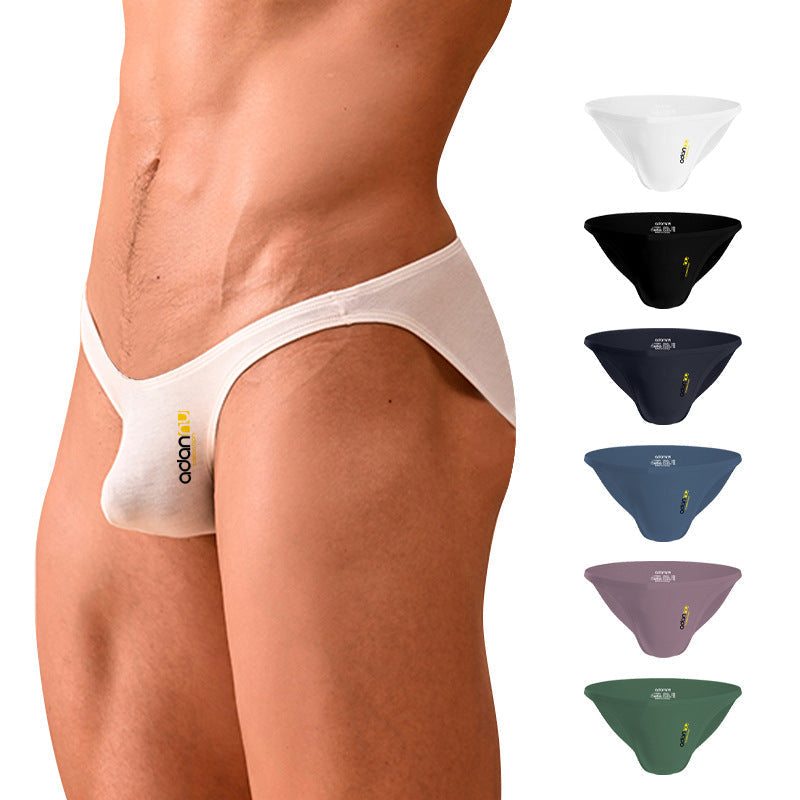 Men's Tight Sexy Briefs Pouch Thin Summer Sports Underwear Breathable