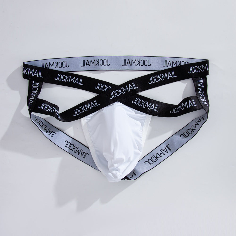 Men's Transparent Ice Silk T-back Bikini Quick-drying Breathable