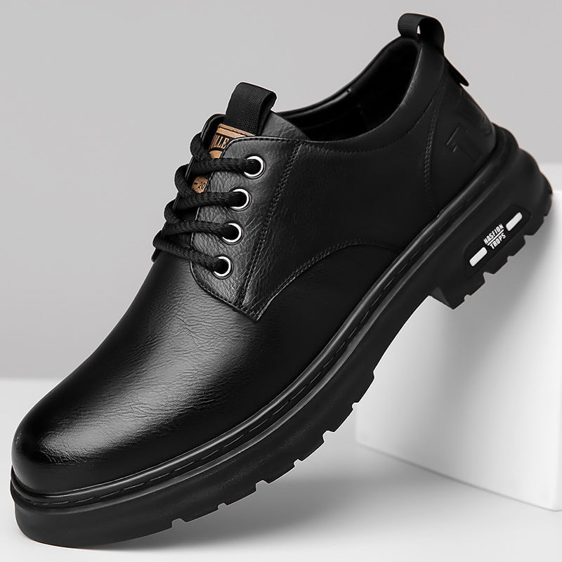 Retro Outdoor Men's Shoes Big Toe Casual Leather Shoes