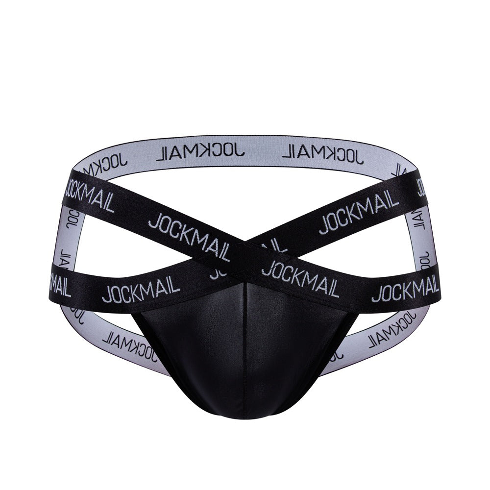Men's Transparent Ice Silk T-back Bikini Quick-drying Breathable