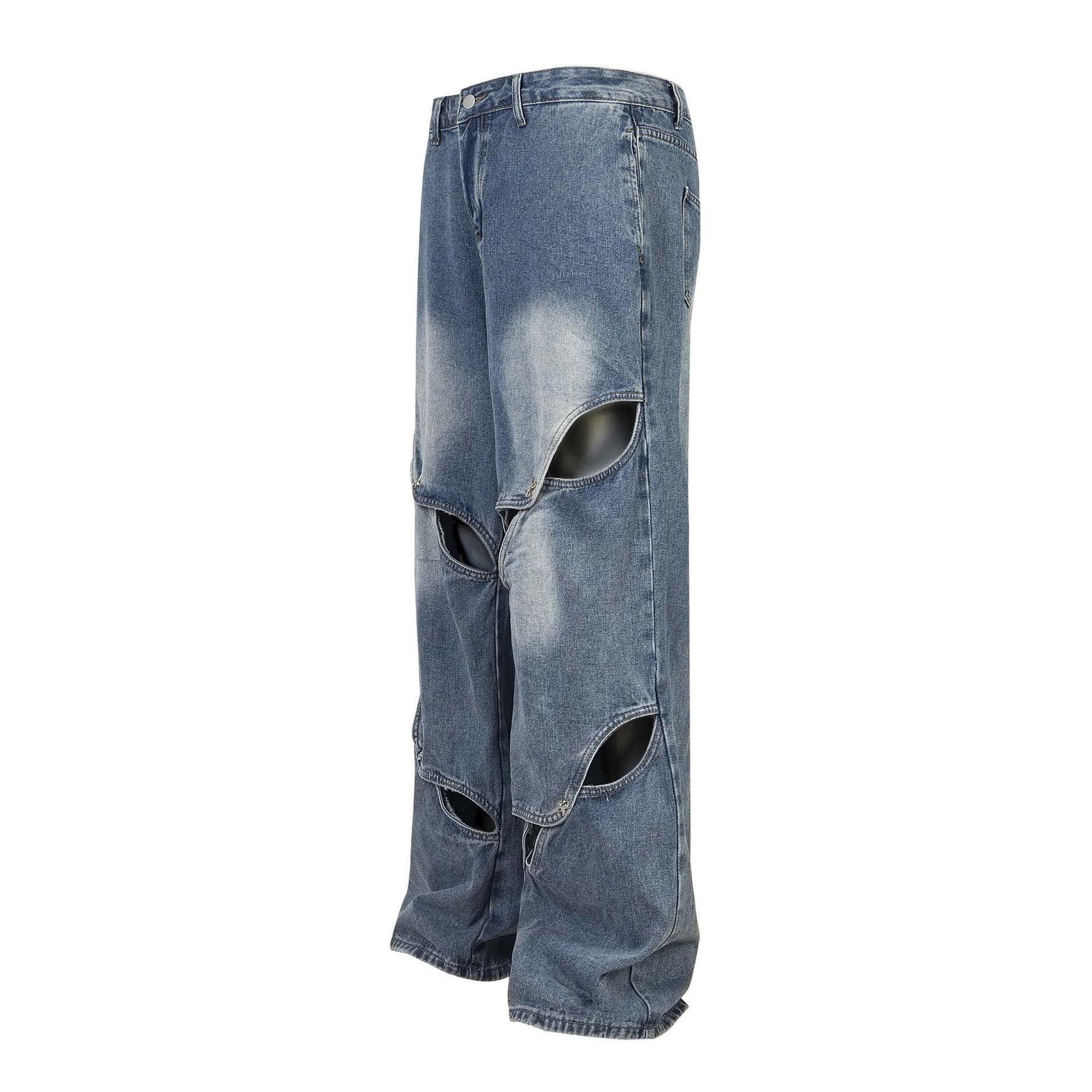 Same Style Fashion Brand Loose Wide-leg Straight Pants