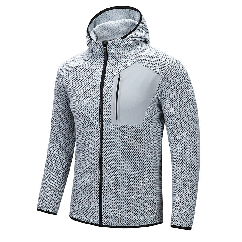 Outdoor Fleece Casual Zipper Cardigan Warm Hooded Jacket Jacket