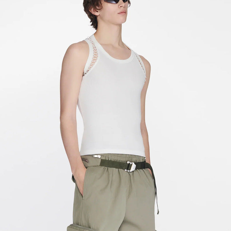 New Summer Street Sleeveless I-shaped Vest Camisole Top