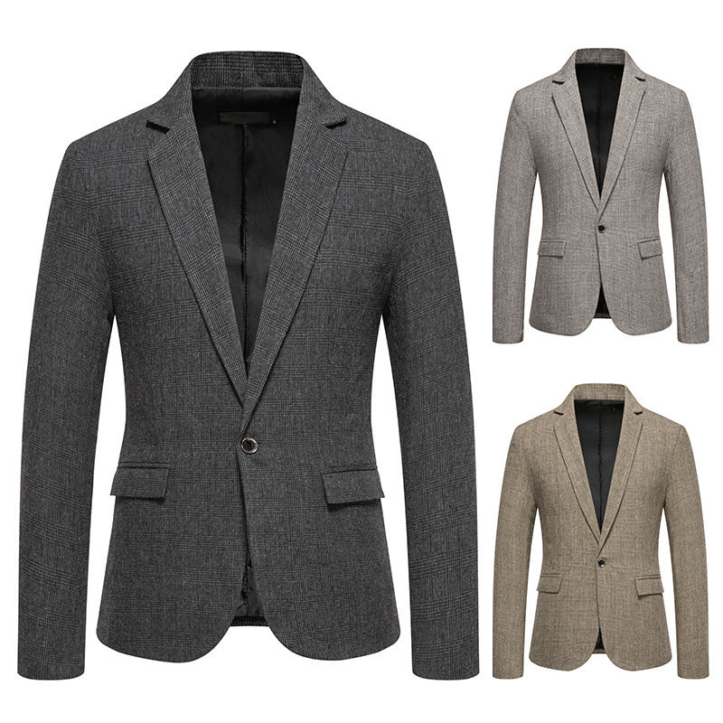 Men's Woolen Casual Small Suit Coat