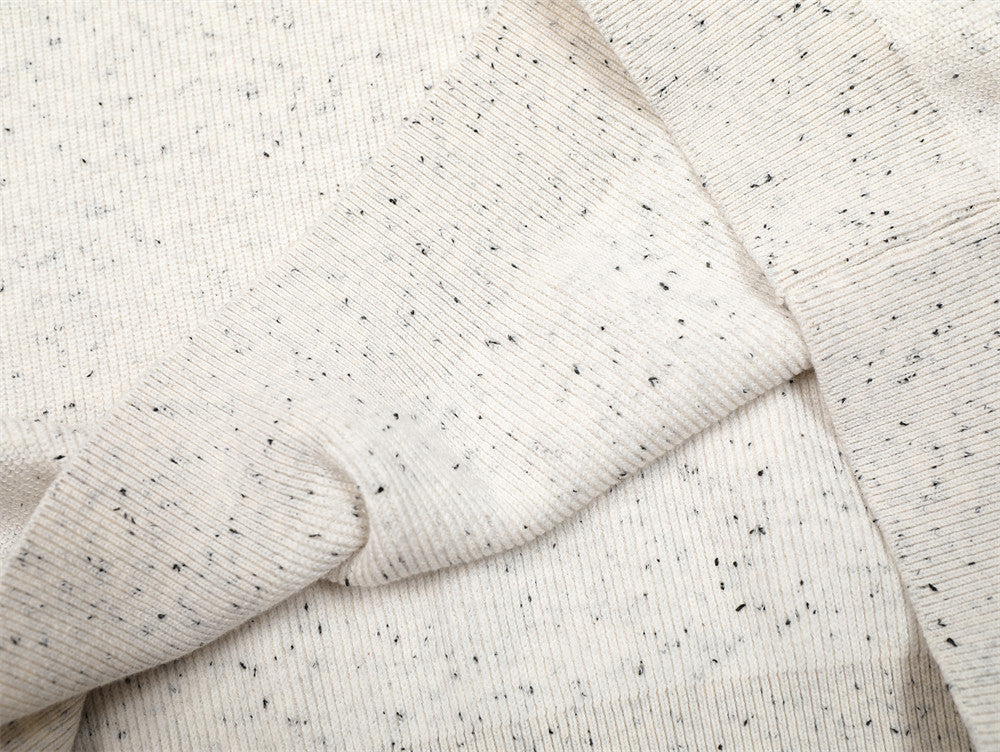 Dot Brocade Sweater Men's Loose Casual