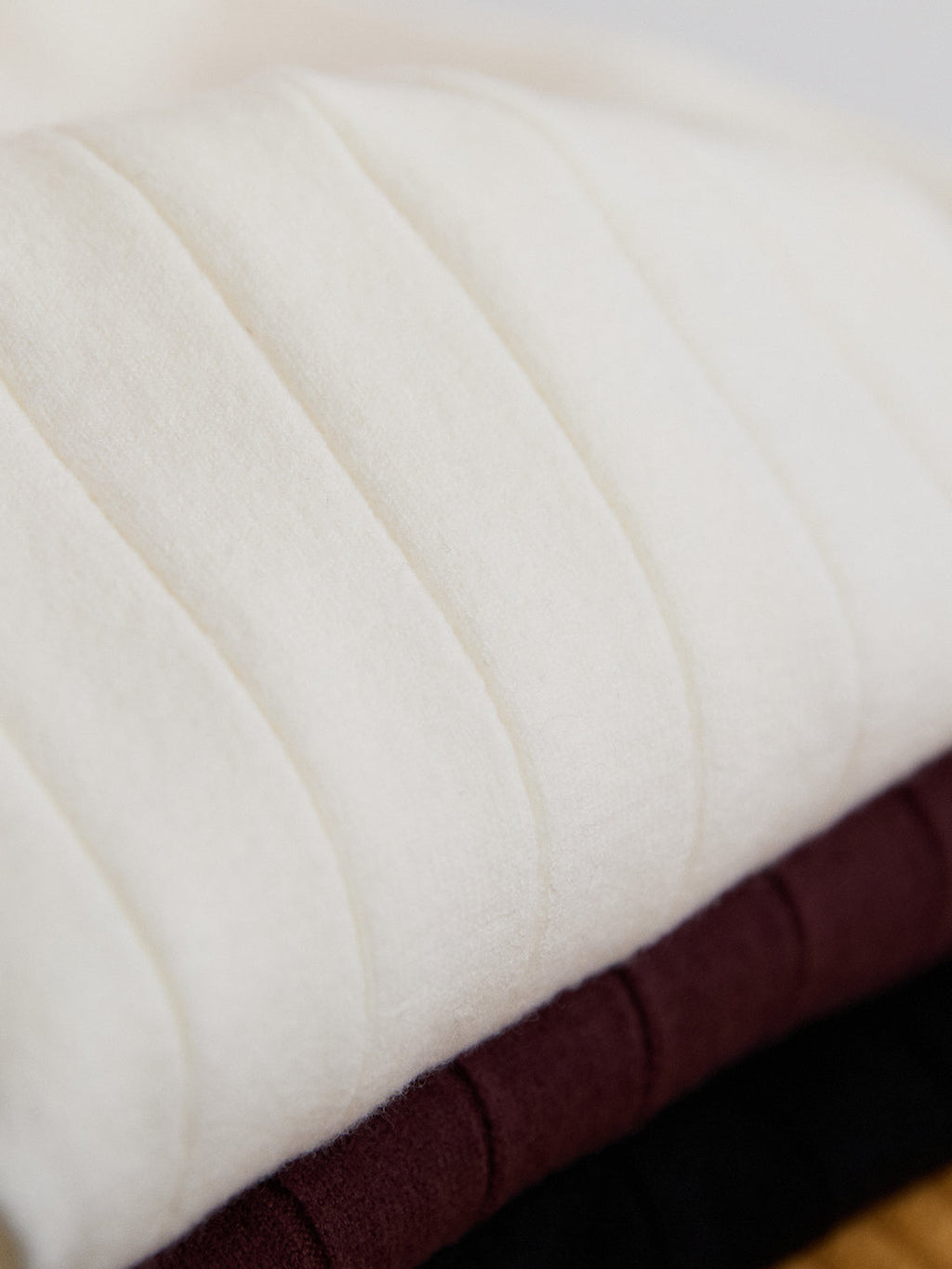 Half Turtleneck Wool Knitted Short Sleeve T-shirt