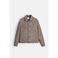 Men's Loose Wool Woven Lapel Long Sleeve Casual Jacket Coat