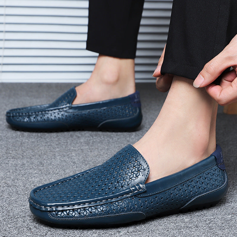 Personality Summer Men's Leather Shoes