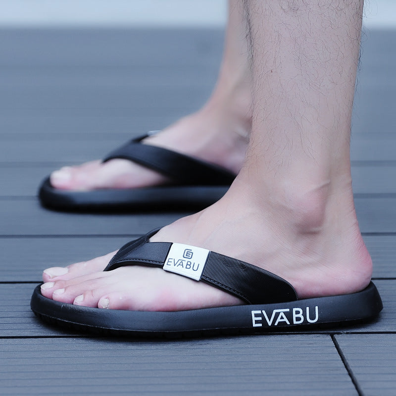Summer New Style Flip Flops Beach Shoes Comfortable Soft Sole Casual Men's Slippers