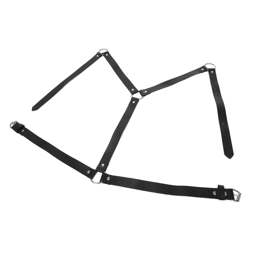 Body Restraint Shoulder Strap Punk Gothic Sling Metal Ring Belly Band
