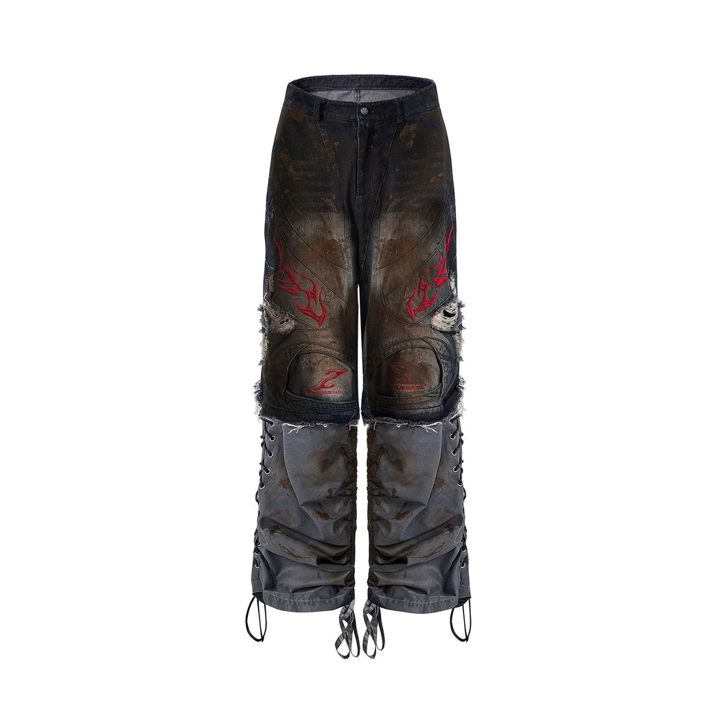 Men's Retro Jeans With Detachable Trouser Legs