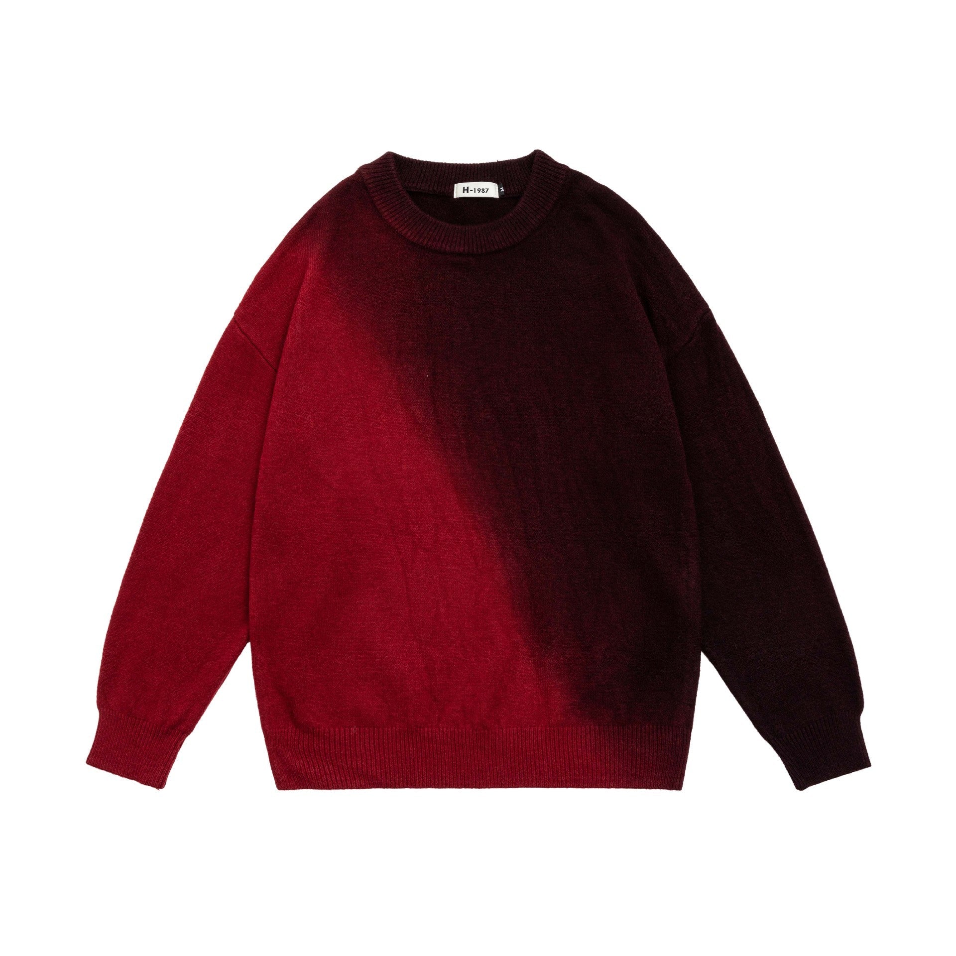 Retro Gradient Sweater For Teenagers