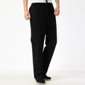Men's Solid Color Pure Cotton Coarse Fabric Casual Pants