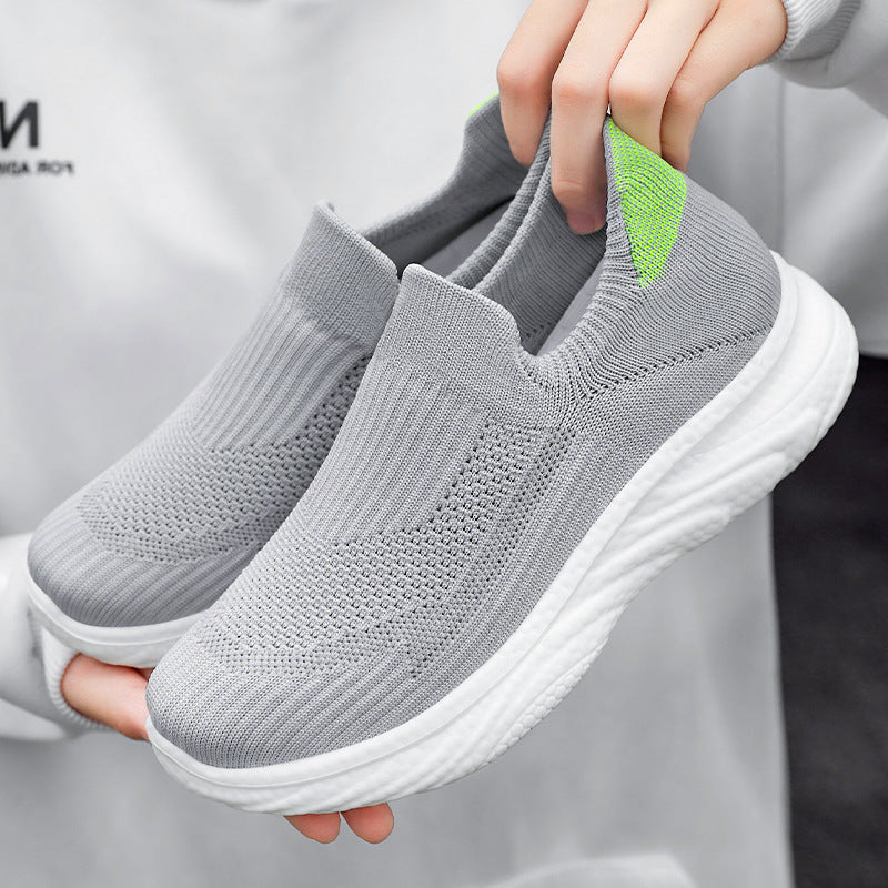 New Flying Woven Women's Shoes Men's And Women's Casual Shoes