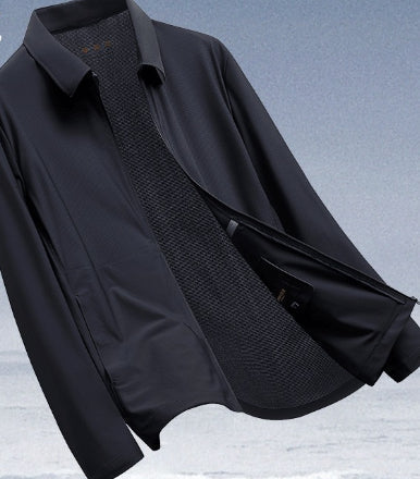 Summer Lapels Business Administration Ice Silk Sun Protection Clothing