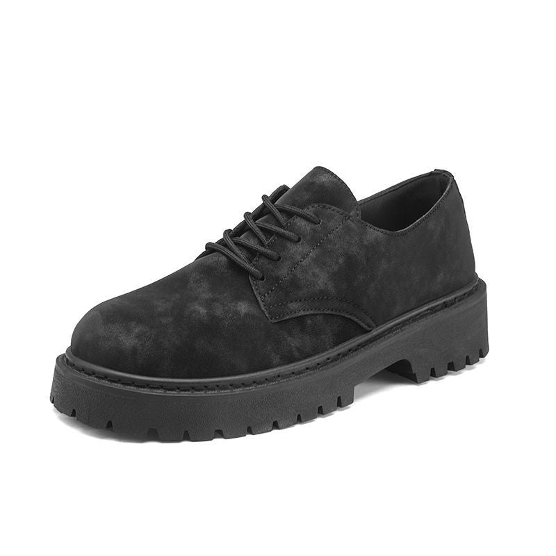 Men's Shoes Thick Sole Casual Retro Height Increasing